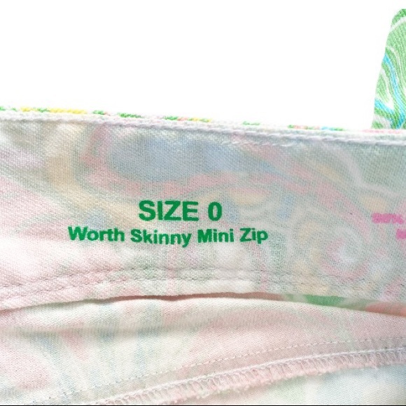 Lilly Pulitzer Worth Skinny Mini Zip in Chin Chin | 0 - Picture 9 of 12